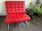 Barcelona fauteuil, Ophalen, Gebruikt, Leer, Eén