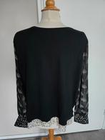 Luisa Cerana zwarte trui wol 42, Kleding | Dames, Ophalen of Verzenden, Zo goed als nieuw, Maat 42/44 (L), Zwart