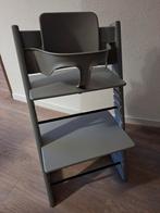 kinderstoel stokke tripp trapp met babyset GRIJS, Ophalen, Zo goed als nieuw, Meegroeistoel