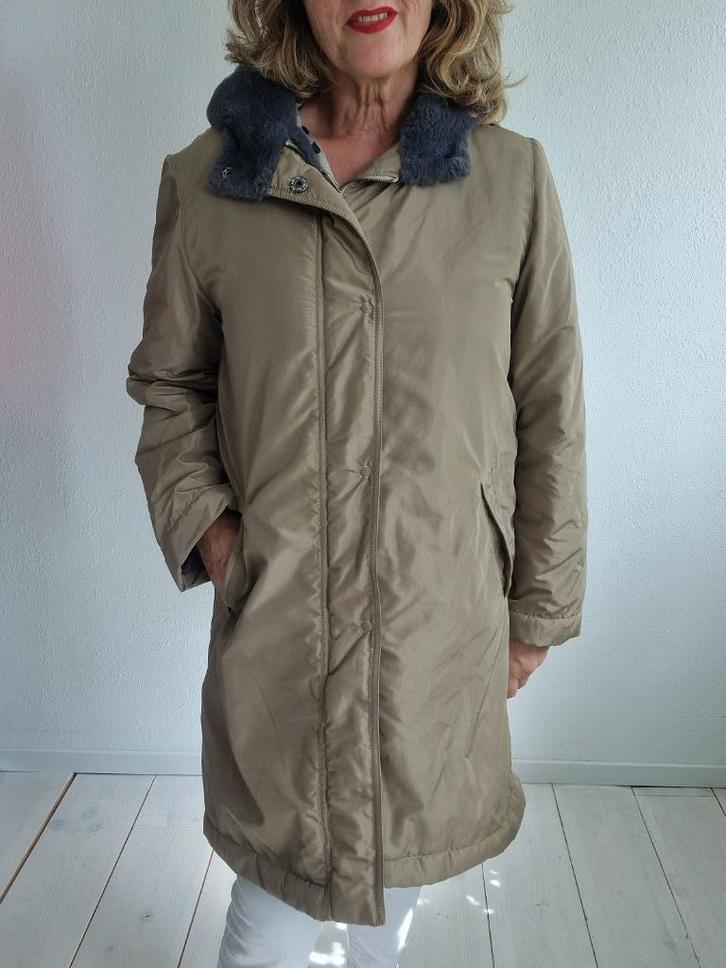 No Man's Land winterjas. Maat 42. Champagne, Kleding | Dames, Jassen | Winter, Nieuw, Maat 42/44 (L), Beige, Ophalen of Verzenden