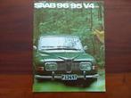 Saab 96 en 95 V4 brochure  1969, Verzenden, Zo goed als nieuw, Overige merken