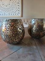 Theelichthouder waxinelichthouders Antiek Goud brons bruin, Huis en Inrichting, Woonaccessoires | Kandelaars en Kaarsen, Ophalen of Verzenden