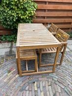 IKEA NÄMMARÖ tuinset: Tafel, 2 stoelen, bank, Tuin en Terras, Tuinsets en Loungesets, Ophalen, 4 zitplaatsen, Gebruikt, Hout