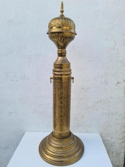 Goud Arabische Marokkaanse paal. Hek bruiloft Marokko islam, Antiek en Kunst, Antiek | Kandelaars, Ophalen of Verzenden