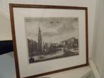 Antieke prent of kopergravure Amsterdam, Ophalen of Verzenden