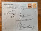 NOORWEGEN Brief van Kristiania naar Munchen 1914 YV 23 & 45, Verzenden, Brief