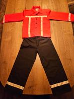 Carnavalskleding brandweerpak maat 128 jongen meisje, Kinderen en Baby's, Carnavalskleding en Verkleedspullen, Ophalen of Verzenden