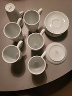 Walküre bekers met schotels - 6 stuks, Ophalen of Verzenden, Zo goed als nieuw, Effen, Kop(pen) en/of Schotel(s)