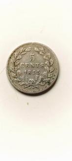 5 cent 1855 willem 3, Postzegels en Munten, Munten | Nederland, Koning Willem III, 5 cent, Verzenden