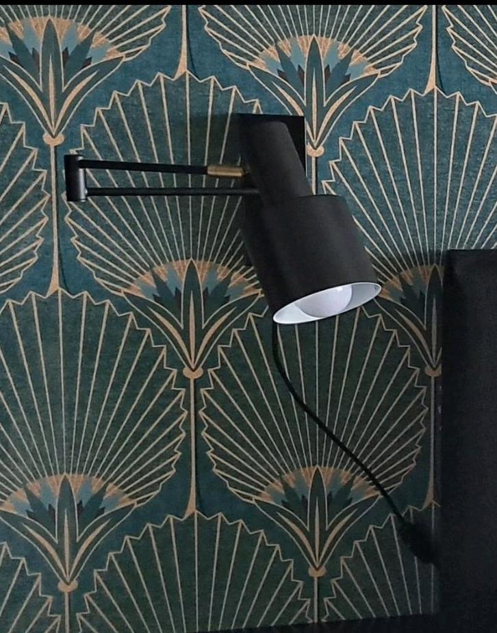 2x KARWEI Wandlamp Nordin - Zwart Metaal - E27, Huis en Inrichting, Lampen | Wandlampen, Gebruikt, Metaal, Ophalen