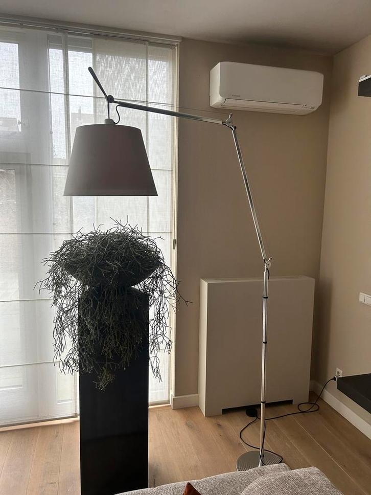 Artemide Tolomeo Mega Terra Vloerlamp + 2 Kappen, Huis en Inrichting, Lampen | Vloerlampen, Zo goed als nieuw, 200 cm of meer
