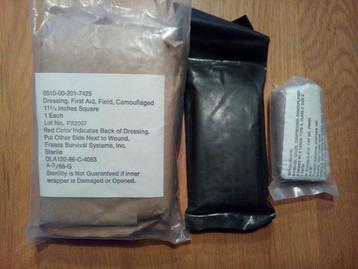 US Army First Aid Dressings set 12  beschikbaar voor biedingen