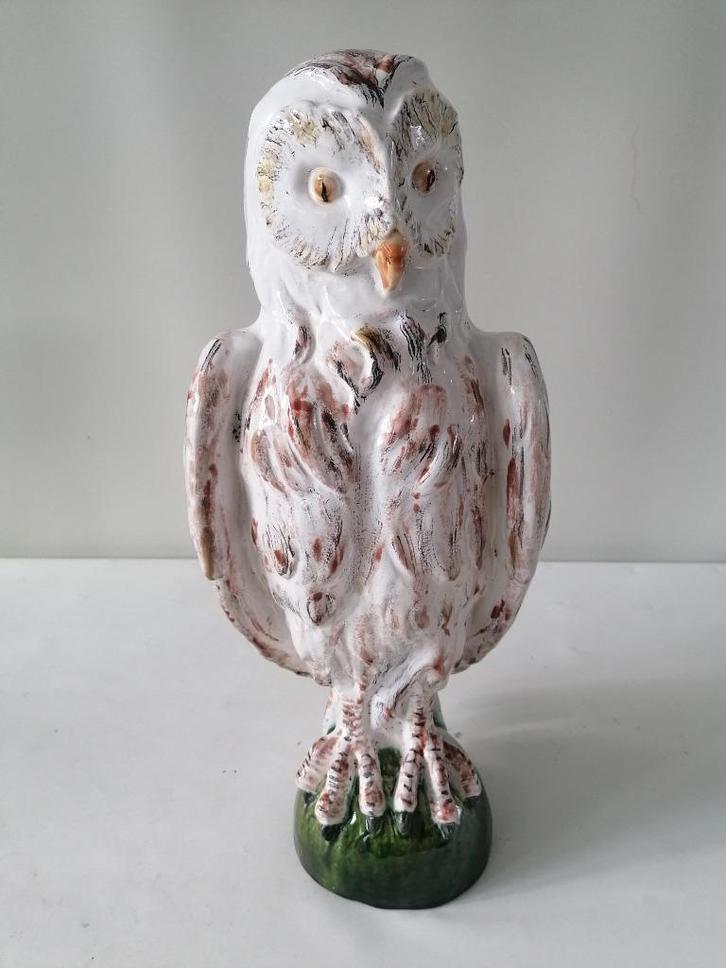 BAVENT keramiek brutalistische grote Uil handwerk du Mesnil, Antiek en Kunst, Antiek | Keramiek en Aardewerk, Ophalen of Verzenden