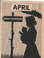 Retro reclame 1952 Liga Bergen op Zoom ook in april, Verzamelen, Retro, Verzenden, Overige typen