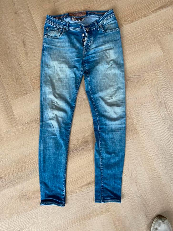 Jacob Cohen jeans, Kleding | Heren, Spijkerbroeken en Jeans, Zo goed als nieuw, W33 - W34 (confectie 48/50), Blauw, Ophalen of Verzenden