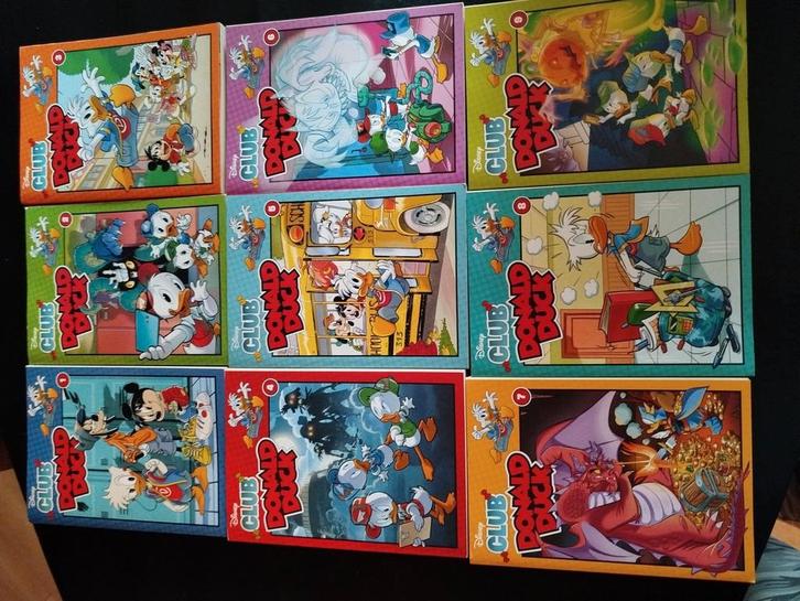 De club van Donald Duck set 1 tot 9 compleet junior, Boeken, Strips | Comics, Zo goed als nieuw, Complete serie of reeks, Europa