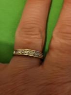 Een 14 krt gouden ring met diamantje, Goud, Goud, Ophalen of Verzenden, Dame