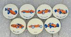 7 Oude Race Auto Speldjes, Ophalen of Verzenden, Gebruikt, Overige onderwerpen, Speldje of Pin