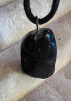 3 BLAUWE & 3 Bruine GOUDSTROOM HANGERS 1,5 CM tot 2,5 cm, Ophalen of Verzenden, Mineraal