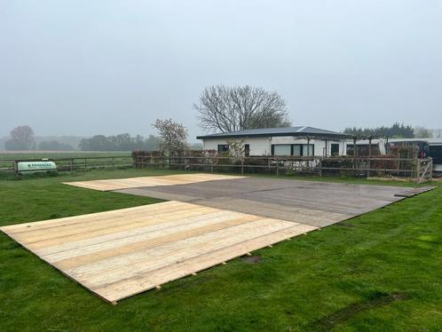 Houten vloer , vlonder verhuur, Hobby en Vrije tijd, Feestartikelen | Verhuur, Overige, Ophalen of Verzenden