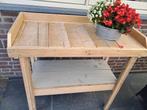 Oppottafel en sidetable  steigerhout, Tuin en Terras, Ophalen
