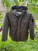 10 140 146 nieuwstaat stone island winterjas groen, Ophalen of Verzenden, Zo goed als nieuw, Jongen, Jas