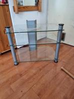 Tv meubel, Ophalen, Gebruikt, 50 tot 100 cm, Glas