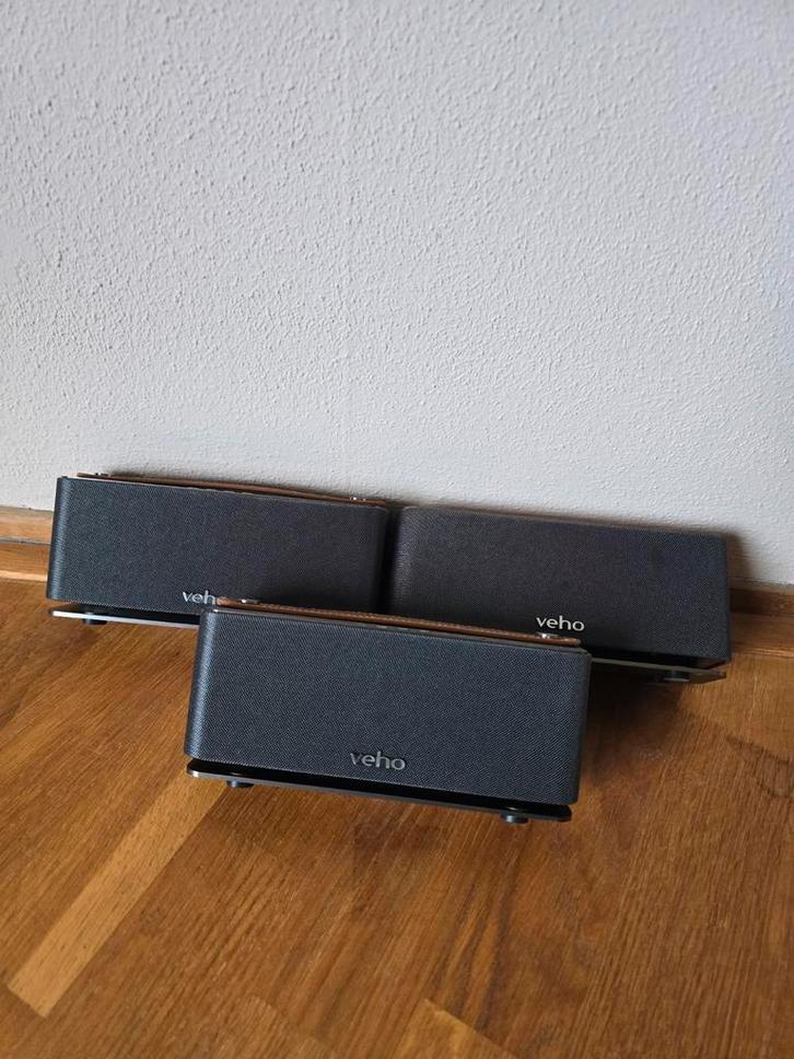 3x zgan Veho VSS-401-MR7 Speaker, Audio, Tv en Foto, Luidsprekers, Gebruikt, Overige typen, Minder dan 60 watt, Overige merken