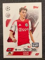 Topps MA 25/26    ATTAX DEBUT    YOURI BAAS    AFC AJAX, Verzenden, Zo goed als nieuw, Plaatje
