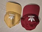 ADIDAS petten caps orrigineel okergeel/bordeaux, Ophalen of Verzenden, Zo goed als nieuw, One size fits all