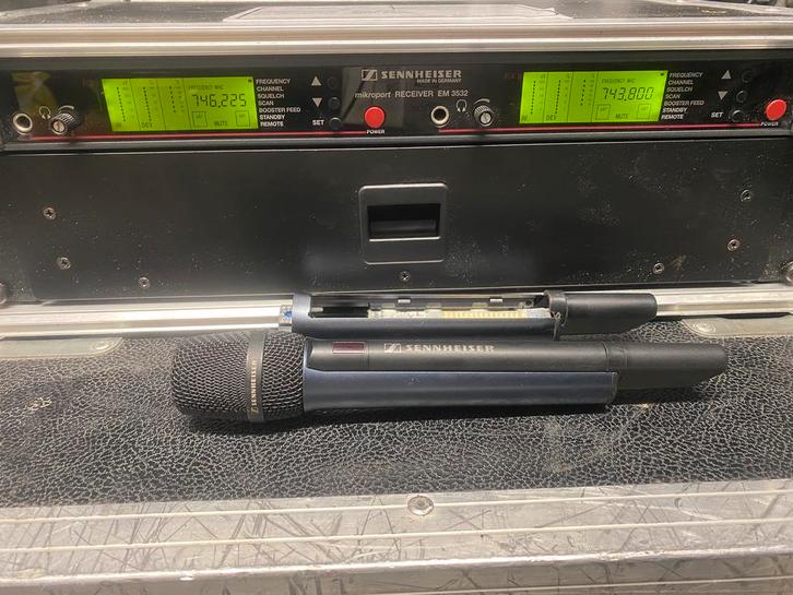 Sennheiser draadloze set —  SKM5000, Muziek en Instrumenten, Microfoons, Gebruikt, Zangmicrofoon, Ophalen of Verzenden