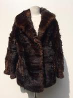 Vintage nerts bontjas 60s * Vintage* bont mantel, Ophalen of Verzenden, Gedragen, Maat 38/40 (M), Bruin