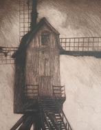 Ets Molen -  Handgesigneerd, Antiek en Kunst, Kunst | Etsen en Gravures, Ophalen of Verzenden