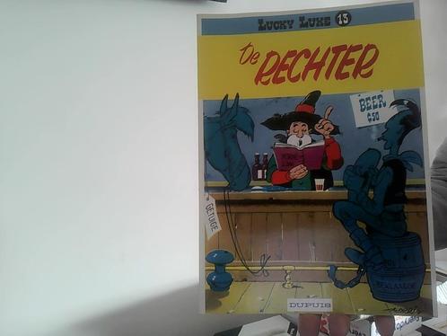 lucky luke nr 13 de rechter dupuis uit 1966, Boeken, Stripboeken, Zo goed als nieuw, Eén stripboek, Ophalen of Verzenden