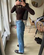 Levi's Ribcage Straight Ankle Jeans - Maat W26, Ophalen of Verzenden, Zo goed als nieuw, Blauw, W27 (confectie 34) of kleiner
