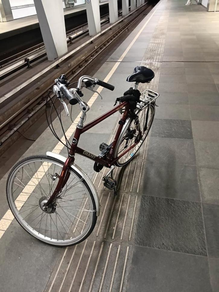 Herenfiets Giant Tourer, Fietsen en Brommers, Fietsen | Heren | Herenfietsen, Gebruikt, Giant, 57 tot 61 cm, Versnellingen, Ophalen of Verzenden