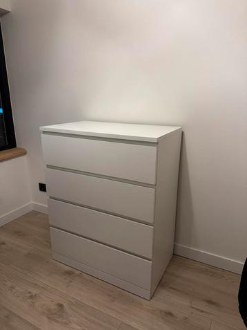 IKEA Malm ladekast - Wit - 4 lades