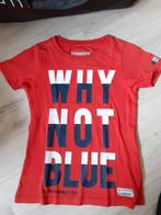 Leuk shirtje rood wit blauw Retour maat 6 = 122, Kinderen en Baby's, Kinderkleding | Maat 122, Gebruikt, Ophalen of Verzenden