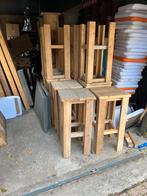 Steigerhouten Tuinmeubelen partij; banken tafels en krukken, Tuin en Terras, Gebruikt, Ophalen of Verzenden, Rechthoekig, Hout