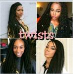 Twist haar vlechten zetten, Ophalen