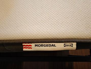 Nog maar paar maanden oude stalen bedframe met ikea matras - afbeelding 5