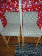 IKEA Bermund barkrukken zgan, Huis en Inrichting, Barkrukken, 2 krukken, Ophalen of Verzenden, Zo goed als nieuw, 60 tot 90 cm