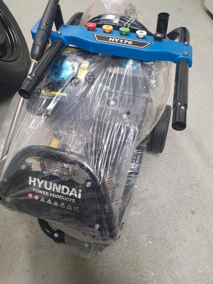 Hyundai Hogedrukreiniger Benzine - Krachtige Reiniging!, Tuin en Terras, Hogedrukreinigers, Nieuw, Benzine, Ophalen