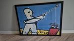 Herman brood golver poster met frame, Ophalen, Gebruikt, A1 t/m A3, Film en Tv