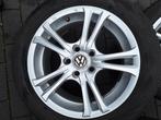 16 inch Aluminium Velgen met Winterbanden (Golf), Ophalen, Gebruikt, 16 inch, Banden en Velgen