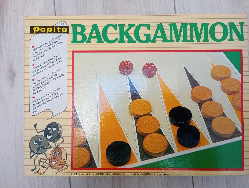 Backgammon, Een of twee spelers, Ophalen, Gebruikt