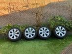 Lichtmetalen velgen Opel met Viking zomerbanden, Auto-onderdelen, Banden en Velgen, Ophalen, Gebruikt, Banden en Velgen, 17 inch