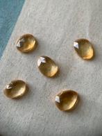 Citrien edelstenen cabochons facetgeslepen, Sieraden, Tassen en Uiterlijk, Edelstenen, Verzenden, Nieuw