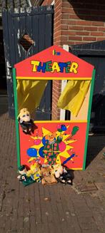 Poppenkast met handpoppen., Ophalen of Verzenden