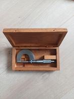 Vintage vernier schaal externe micrometer, Antiek en Kunst, Ophalen of Verzenden